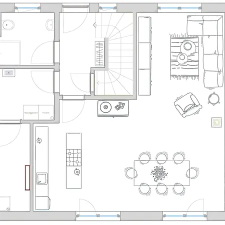 Ankerplatz No 1 & 2 Mit Kamin Und Sauna Apartment