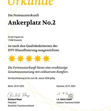 Ferienhaeuser Ankerplatz 1 Und 2 Usedom Mit Sauna, Kamin Und Garten