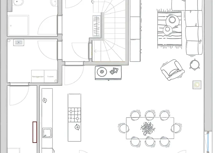 Ankerplatz 1 Und 2 Usedom Mit Sauna, Kamin Und Garten Apartment