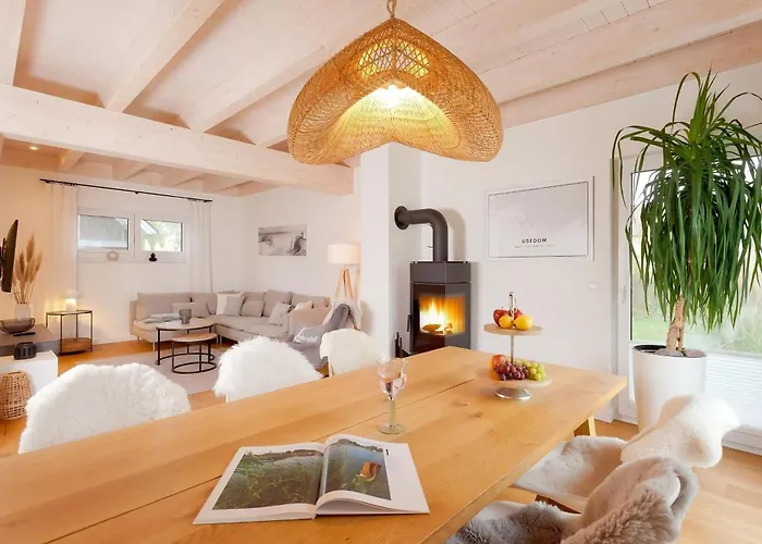 Ankerplatz 1 Und 2 Usedom Mit Sauna, Kamin Und Garten * Krummin