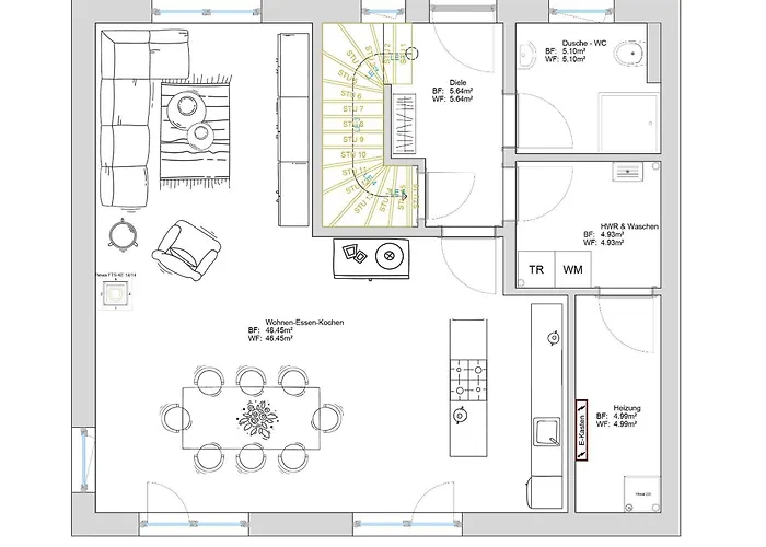 Ankerplatz 1 Und 2 Usedom Mit Sauna, Kamin Und Garten * Krummin