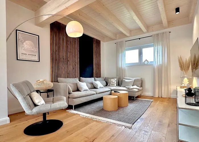 Ankerplatz 1 Und 2 Usedom Mit Sauna, Kamin Und Garten * Krummin
